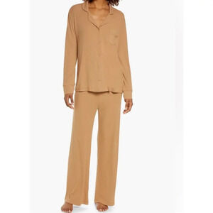 SKIMS Camel Rib Sleepwear Loungewear Pajamas Set Size 3XL